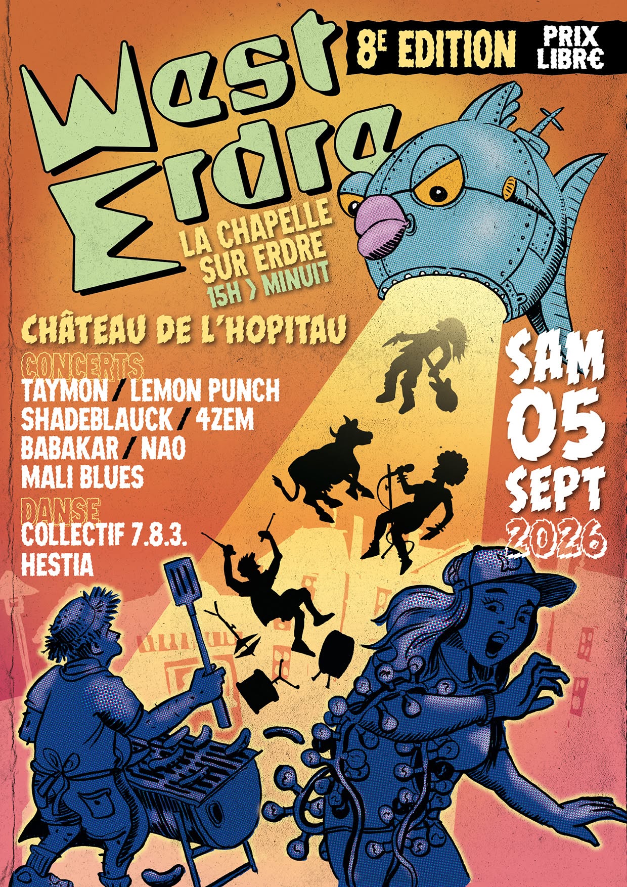 West Erdre 2026 : Lemon Punch au festival de La Chapelle-sur-Erdre le 5 septembre